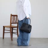 ハンドバッグ  ボストン型 三室構造 ショルダー付き 12-1187 | GUSCIO | 詳細画像26 