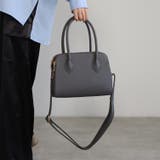 ハンドバッグ  ボストン型 三室構造 ショルダー付き 12-1187 | GUSCIO | 詳細画像2 