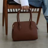 ハンドバッグ  ボストン型 三室構造 ショルダー付き 12-1187 | GUSCIO | 詳細画像29 