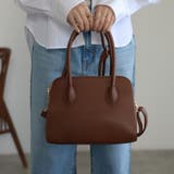 ハンドバッグ  ボストン型 三室構造 ショルダー付き 12-1187 | GUSCIO | 詳細画像33 
