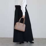 ハンドバッグ  ボストン型 三室構造 ショルダー付き 12-1187 | GUSCIO | 詳細画像47 