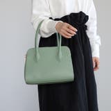 ハンドバッグ  ボストン型 三室構造 ショルダー付き 12-1187 | GUSCIO | 詳細画像49 