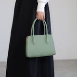 ハンドバッグ  ボストン型 三室構造 ショルダー付き 12-1187 | GUSCIO | 詳細画像50 