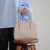 ハンドバッグ  ボストン型 三室構造 ショルダー付き 12-1187 | GUSCIO | 詳細画像7 