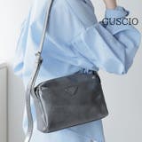 ダークグレー | ダメージ風PUレザーショルダーバッグ 12-1188 | GUSCIO