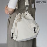 アイボリー | 巾着ミニショルダーバッグ アウトポケット トレンド 12-1194 | GUSCIO