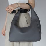 ダークグレー | ワンハンドルショルダーバッグ ハーフムーン トートバッグ 軽量 12-1204 | GUSCIO