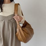 バルーン型ショルダーバッグ アンティーク風PUレザー 通勤 | GUSCIO | 詳細画像20 