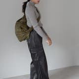 バルーン型ショルダーバッグ アンティーク風PUレザー 通勤 | GUSCIO | 詳細画像27 