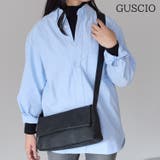 ブラック | スクエア型ショルダーバッグ 12-1226 | GUSCIO