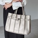 プリーツトートバッグ ベルトモチーフ A4 通勤 通学 軽量 12-1227 | GUSCIO | 詳細画像19 