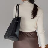 プリーツトートバッグ ベルトモチーフ A4 通勤 通学 軽量 12-1227 | GUSCIO | 詳細画像2 