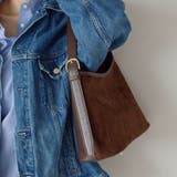 スエード調スクエアショルダーバッグ12-1237 | GUSCIO | 詳細画像5 