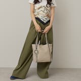 ビジュ付キャンバストートバッグ ミラーチャーム付 軽量 17-1241 | GUSCIO | 詳細画像5