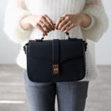 ブラック | レザー ショルダーバッグ 牛革 | GUSCIO