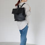 スクエア横型かぶせリュック 19-8089 | GUSCIO | 詳細画像4 