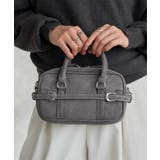 グレー | ステッチデザインショルダーバッグ［B1673］ | KOBE LETTUCE