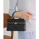 ブラック | ミニバニティショルダーバッグ［B1675］ ミニバッグ バニティ | KOBE LETTUCE