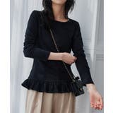 ブラック | フリルヘムロンT［C7795］ フリルヘム ロンt | KOBE LETTUCE