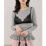 グレー | フリルヘムロンT［C7795］ フリルヘム ロンt | KOBE LETTUCE