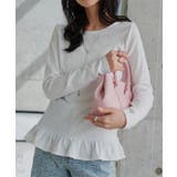 オフホワイト | フリルヘムロンT［C7795］ フリルヘム ロンt | KOBE LETTUCE