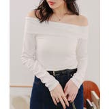 オフホワイト | オフショルロンT［C7796］ オフショル トップス | KOBE LETTUCE