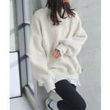 アイボリー | フェイクレイヤードボアトップス［C7831］ ボアトップス フェイクレイヤード | KOBE LETTUCE