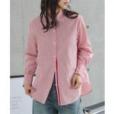 ストライプレッド | トリコロールテープ長袖シャツ［C7843］ 長袖シャツ ストライプ | KOBE LETTUCE