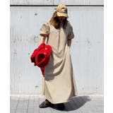 ベージュ | [ kieさんコラボ ]ロングフレアシャツワンピース［E3541］ | KOBE LETTUCE