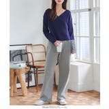 グレー | [ 裏微起毛 ] 超楽ストレッチストレートデニム［M3992］ | KOBE LETTUCE