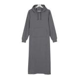 チャコールグレー | [ぬく盛り] マキシパーカーワンピース［E1121］ | KOBE LETTUCE