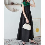 ブラック | ぽこぽこキャミワンピース［E3177］ | KOBE LETTUCE