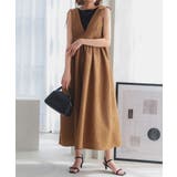 キャメル | ぽこぽこキャミワンピース［E3177］ | KOBE LETTUCE