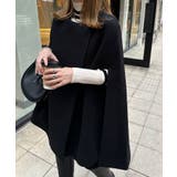 ブラック | ケープコート ポンチョ ミドルコート | KOBE LETTUCE