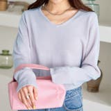 カシミアタッチニット レディース 長袖 | KOBE LETTUCE | 詳細画像1
