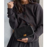 ブラック | スウェードショルダーバッグ［B1661］ スエード ショルダーバッグ | KOBE LETTUCE