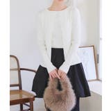 オフホワイト | [ 選べる2タイプ ] ボートネックノースリーブリブニット［C4702］ | KOBE LETTUCE