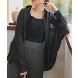 ブラック | シアーガーゼロングシャツシアーシャツ シアー ガーゼ | KOBE LETTUCE