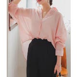 ピンク | シアーガーゼロングシャツシアーシャツ シアー ガーゼ | KOBE LETTUCE