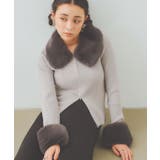 グレー | マルチwayファー取り外しOKジップニットトップス［C7186］ | KOBE LETTUCE