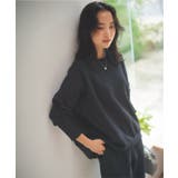 ブラック | [ ぬく盛り ] ドルマンプルオーバー［C7278］ | KOBE LETTUCE