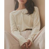 アイボリー | 前後2wayベロアロンT［C7299］ | KOBE LETTUCE