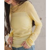 イエロー | シアードッキングシャーリングトップス［C7412］ | KOBE LETTUCE