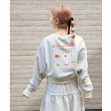 オートミール | 裏起毛スウェットロゴVネックプルオーバー 裏起毛 ロゴスウェット | KOBE LETTUCE