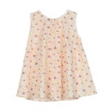 イエロー | バックリボンAライン フラワー柄ブラウス［C7563］ | KOBE LETTUCE