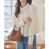 オフホワイト | オーガンジーフリルブラウス［C7678］ オーガンジー フリル | KOBE LETTUCE