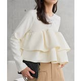 アイボリー | フリルポンチトップス［C7727］ フリルポンチトップス プルオーバー | KOBE LETTUCE