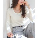 ホワイト | 深UネックロンT 深Uネック ロンT | KOBE LETTUCE