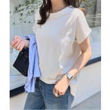 オフホワイト | ボートネック半袖コットンTシャツ［C7819］ | KOBE LETTUCE