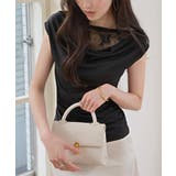 ブラック | レースドッキングドレープニットトップス［C7979］ レースドッキング ドレープ… | KOBE LETTUCE